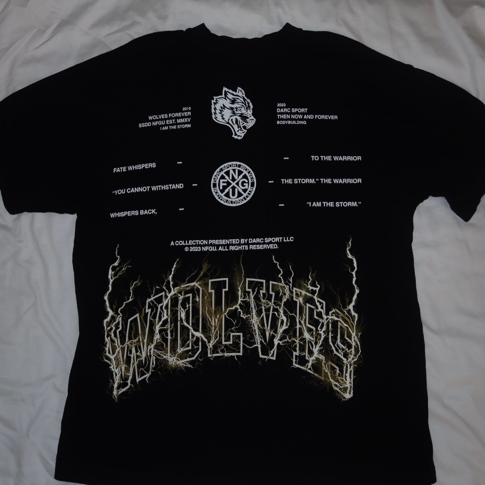 Darc Sport Perfect Storm "Premium" Oversized Tee in Black size M